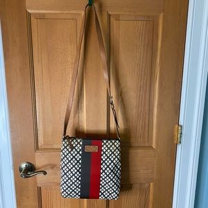KATE SPADE ♤ NEW YORK CLASSIC SPADE "CHOCOLATE VICTORIA" CROSSBODY